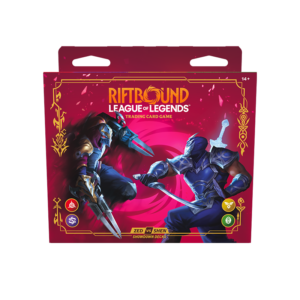 Riftbound Champion Deck Showdown: Zed vs. Shen Frontansicht - 2 fertige TCG Spieler-Decks der Erweiterung Vendetta bei Amzicards