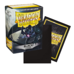 Dragon Shield Black Classic Sleeves 100 schwarze Standard-Hüllen für Riftbound und TCG-Karten