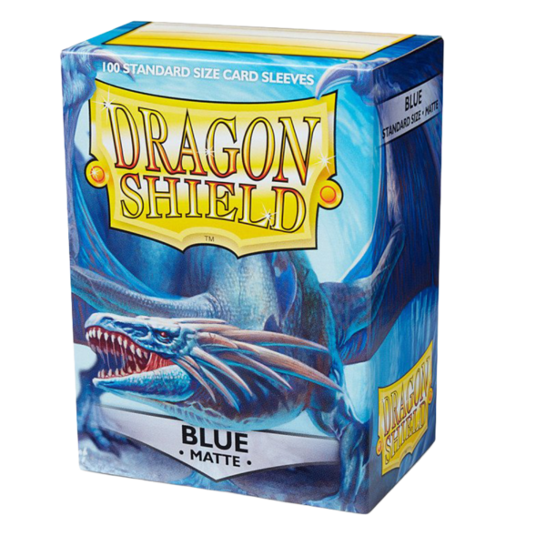 Dragon Shield Blue Matte Sleeves 100 blaue Standard-Hüllen für Riftbound und TCG-Karten