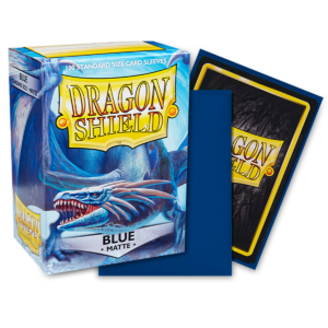 Dragon Shield Blue Matte Sleeves 100 blaue Standard-Hüllen für Riftbound und TCG-Karten