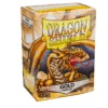 Dragon Shield Gold Matte Sleeves 100 goldene Standard-Hüllen für Riftbound und TCG-Karten