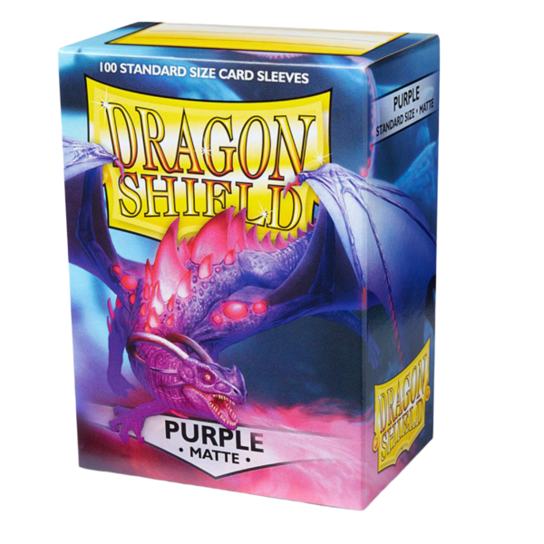 Dragon Shield Purple Matte Sleeves 100 lila Standard-Hüllen für Riftbound und TCG-Karten