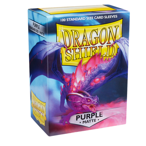 Dragon Shield Purple Matte Sleeves 100 lila Standard-Hüllen für Riftbound und TCG-Karten