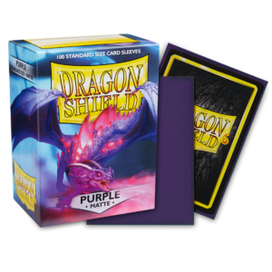 Dragon Shield Purple Matte Sleeves 100 lila Standard-H&uuml;llen f&uuml;r Riftbound und TCG-Karten