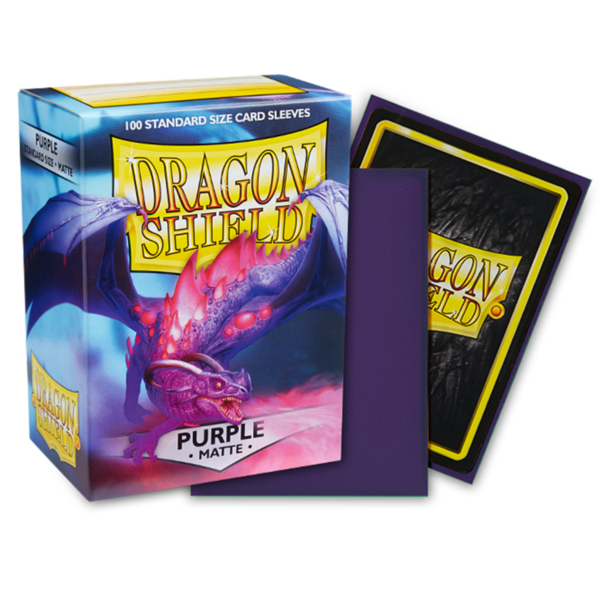 Dragon Shield Purple Matte Sleeves 100 lila Standard-Hüllen für Riftbound und TCG-Karten