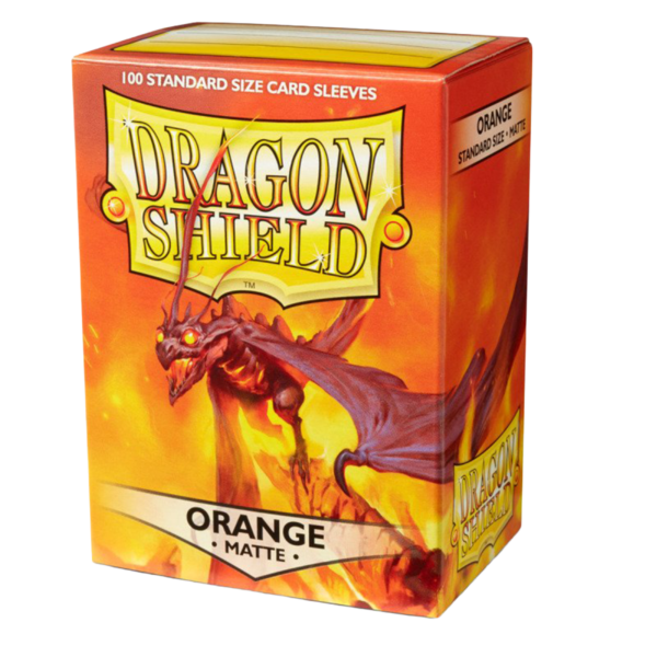 Dragon Shield Orange Matte Sleeves 100 orange Standard-Hüllen für Riftbound und TCG-Karten