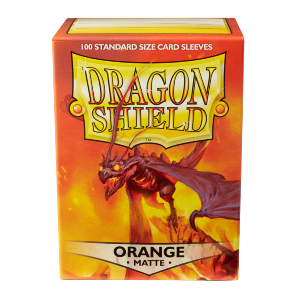 Dragon Shield Orange Matte Sleeves 100 orange Standard-Hüllen für Riftbound und TCG-Karten