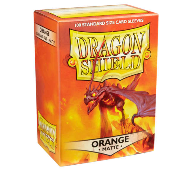 Dragon Shield Orange Matte Sleeves 100 orange Standard-Hüllen für Riftbound und TCG-Karten