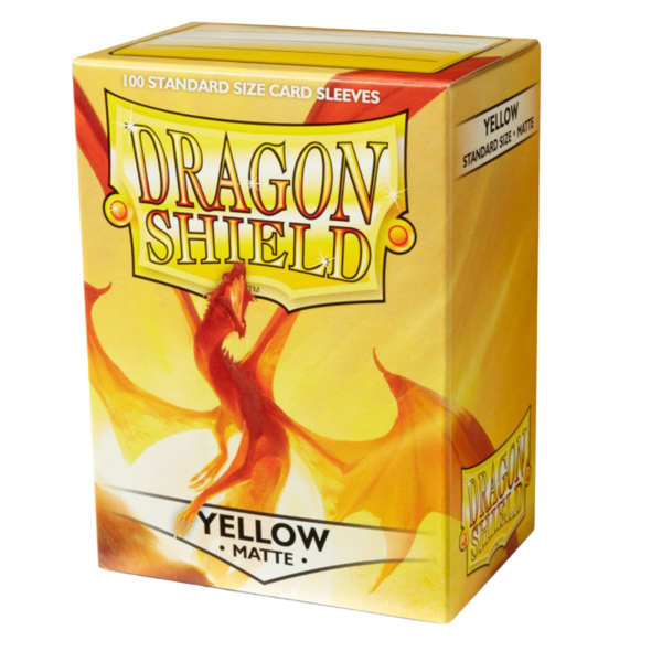 Dragon Shield Yellow Matte Sleeves 100 gelbe Standard-Hüllen für Riftbound und TCG-Karten