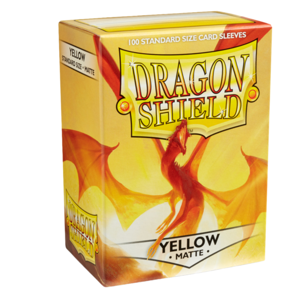 Dragon Shield Yellow Matte Sleeves 100 gelbe Standard-Hüllen für Riftbound und TCG-Karten