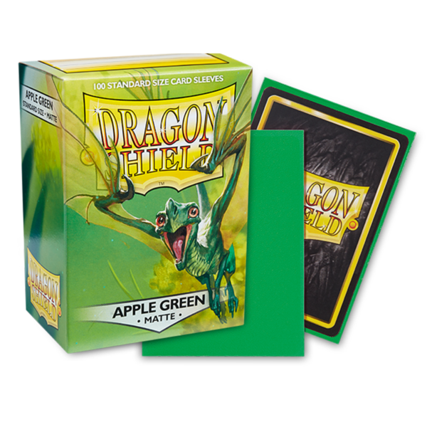 Dragon Shield Matte Green Apple Sleeves 100 Standard-Hüllen für Riftbound und TCG-Karten