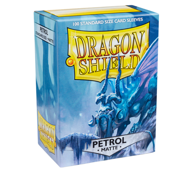 Dragon Shield Petrol Matte Sleeves 100 petrolfarbene Standard-Hüllen für Riftbound und TCG-Karten