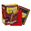 Dragon Shield Crimson Matte Sleeves 100 rote Standard-Hüllen für Riftbound und TCG-Karten