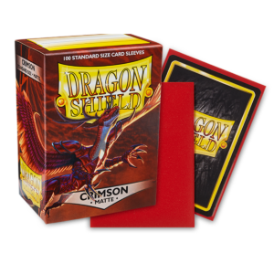Dragon Shield Crimson Matte Sleeves 100 rote Standard-Hüllen für Riftbound und TCG-Karten