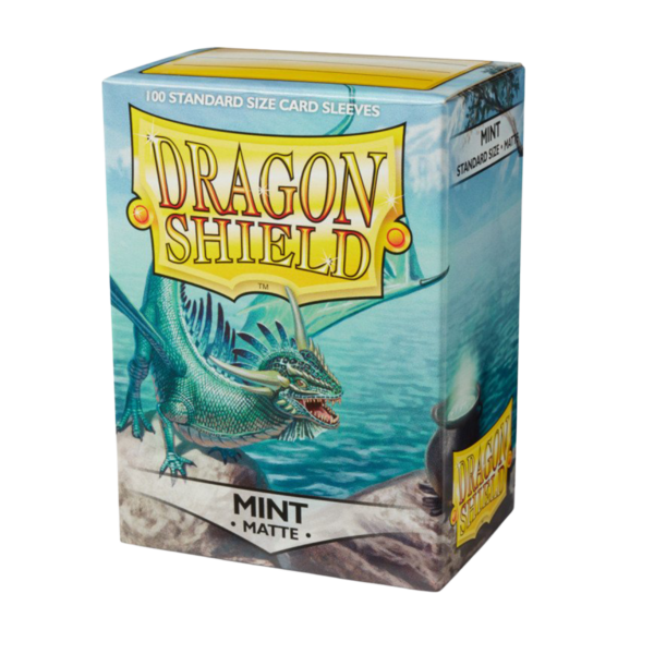 Dragon Shield Mint Matte Sleeves 100 mintfarbene Standard-Hüllen für Riftbound und TCG-Karten