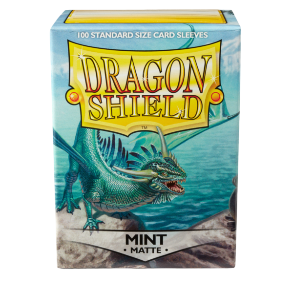 Dragon Shield Mint Matte Sleeves 100 mintfarbene Standard-Hüllen für Riftbound und TCG-Karten