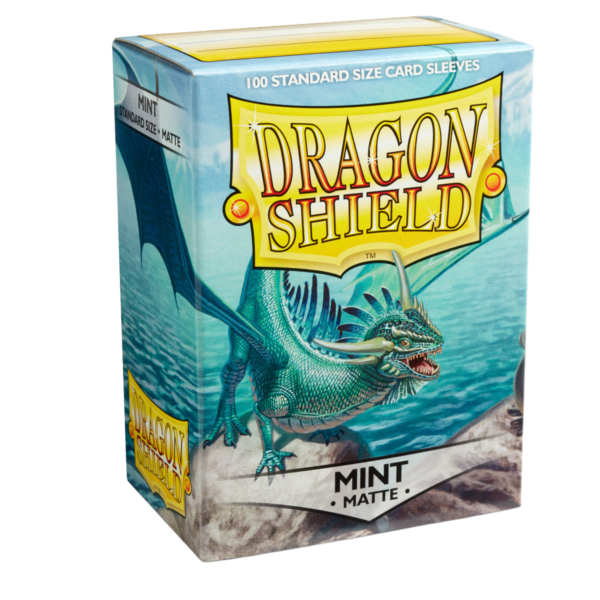 Dragon Shield Mint Matte Sleeves 100 mintfarbene Standard-Hüllen für Riftbound und TCG-Karten