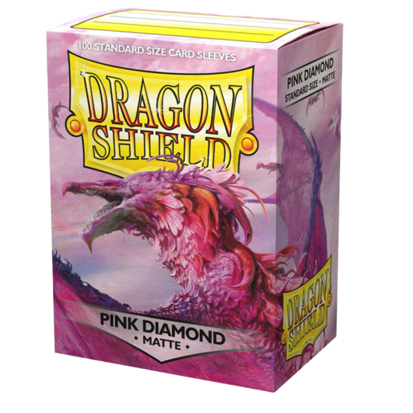 Dragon Shield Pink Diamond Matte Sleeves 100 pinke Standard-Hüllen für Riftbound und TCG-Karten