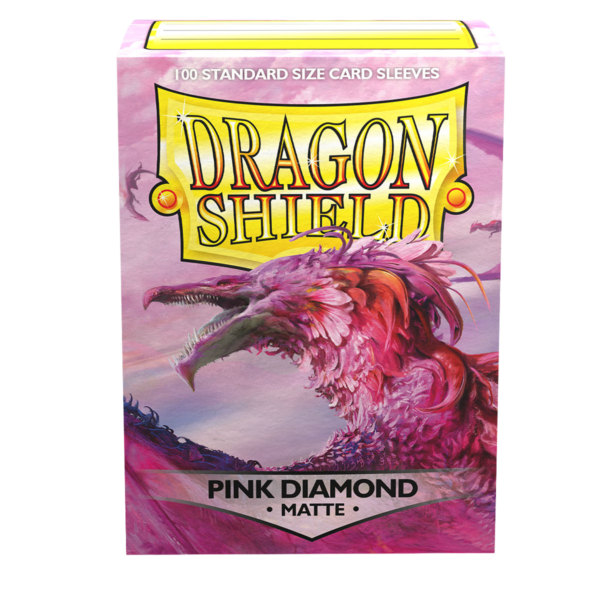 Dragon Shield Pink Diamond Matte Sleeves 100 pinke Standard-Hüllen für Riftbound und TCG-Karten