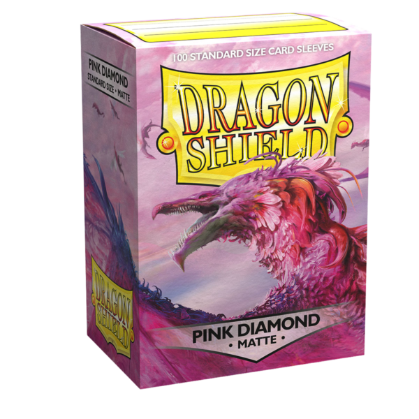 Dragon Shield Pink Diamond Matte Sleeves 100 pinke Standard-Hüllen für Riftbound und TCG-Karten