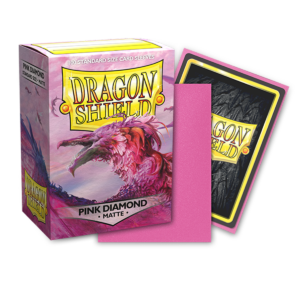 Dragon Shield Pink Diamond Matte Sleeves 100 pinke Standard-Hüllen für Riftbound und TCG-Karten