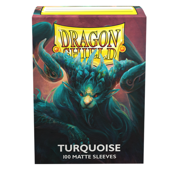 Dragon Shield Player’s Choice Turquoise Matte Sleeves 100 türkise Standard-Hüllen für Riftbound und TCG-Karten