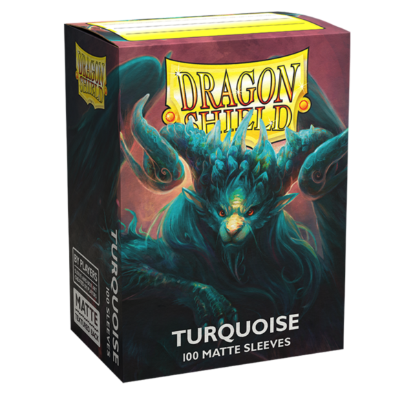 Dragon Shield Player’s Choice Turquoise Matte Sleeves 100 türkise Standard-Hüllen für Riftbound und TCG-Karten