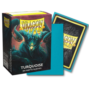 Dragon Shield Player’s Choice Turquoise Matte Sleeves 100 türkise Standard-Hüllen für Riftbound und TCG-Karten