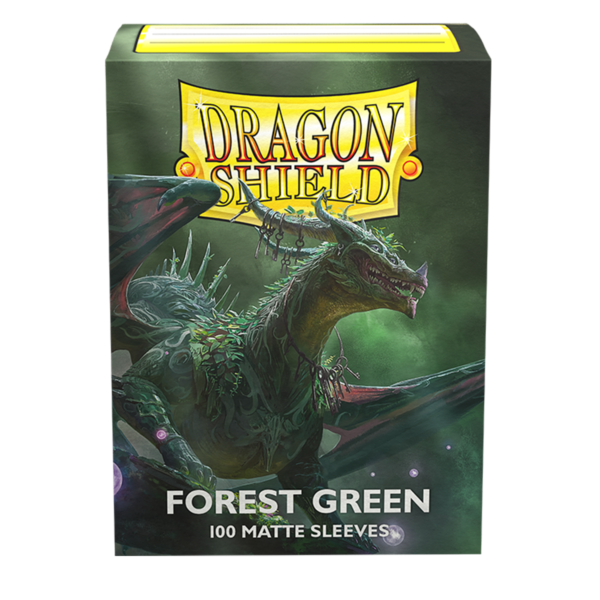Dragon Shield Forest Green Matte Sleeves 100 grüne Standard-Hüllen für Riftbound und TCG-Karten