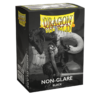 Dragon Shield Non-Glare Black V2 Matte Sleeves 100 schwarze Standard-Hüllen für Riftbound und TCG-Karten
