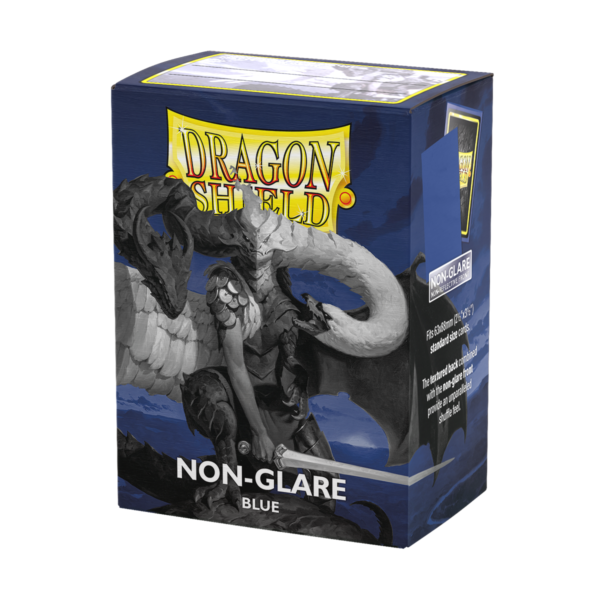 Dragon Shield Non-Glare Blue Matte Sleeves 100 blaue Standard-Hüllen für Riftbound und TCG-Karten