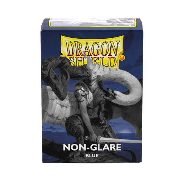Dragon Shield Non-Glare Blue Matte Sleeves 100 blaue Standard-Hüllen für Riftbound und TCG-Karten