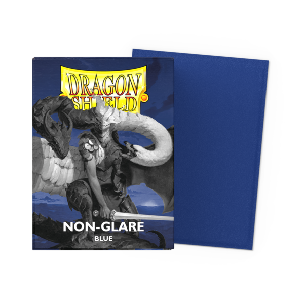 Dragon Shield Non-Glare Blue Matte Sleeves 100 blaue Standard-Hüllen für Riftbound und TCG-Karten