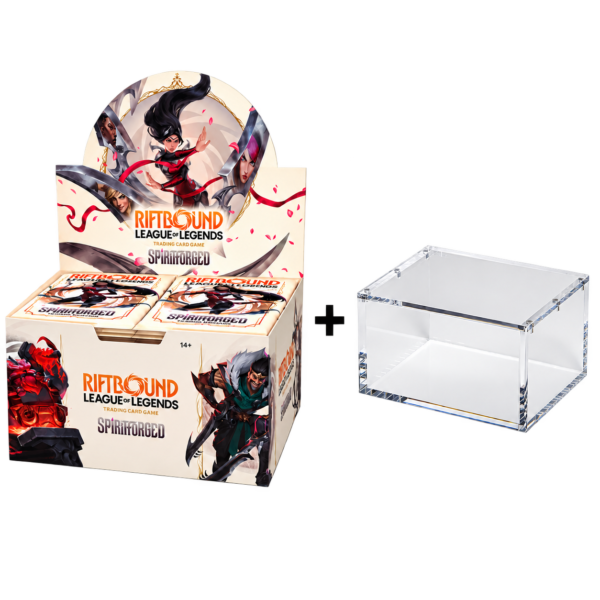 Riftbound Spiritforged Display (EN) + Acryl Case – Bundle